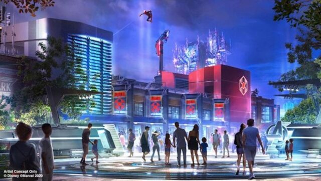 Exciting New Avengers Campus Updates Released at Experiences Panel 116 Avengers Campus Spider-Man