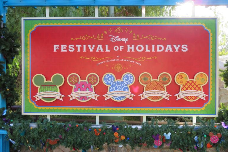 Yuletide Guide to Disney Festival of Holidays at California Adventure Park 1 Disney Festival of Holidays at Disney California Adventure Park