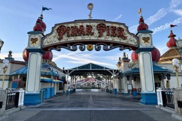 Lamplight Lounge Review: Menu Offerings, Secret Drinks & More 8 Pixar Pier signage