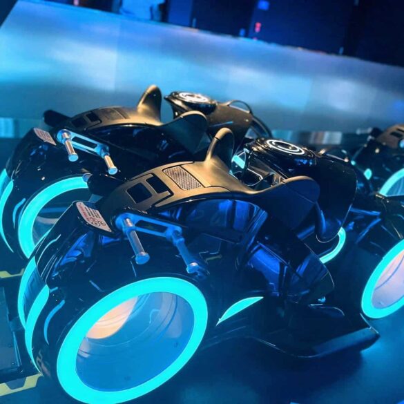 REVIEW: New TRON Lightcycle / Run at Walt Disney World Is Short But Snazzy (Spoilers!) 38 Lightcycle ride vehicles on the new TRON roller coaster