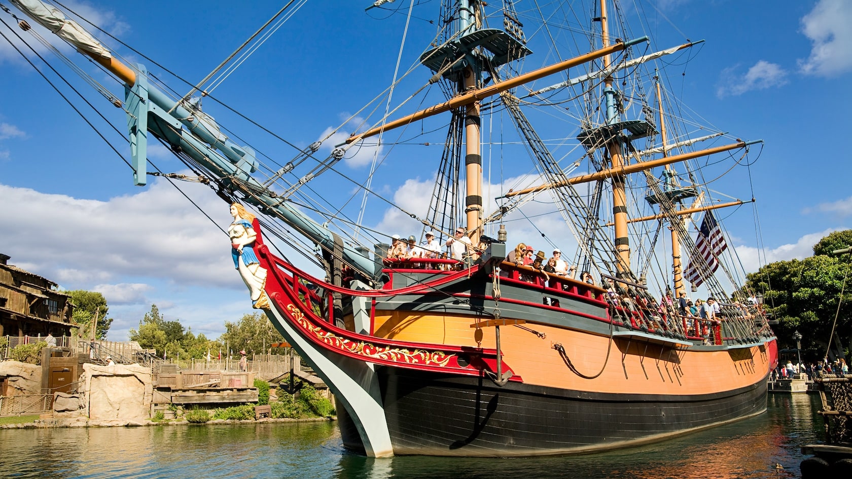 Ship in water