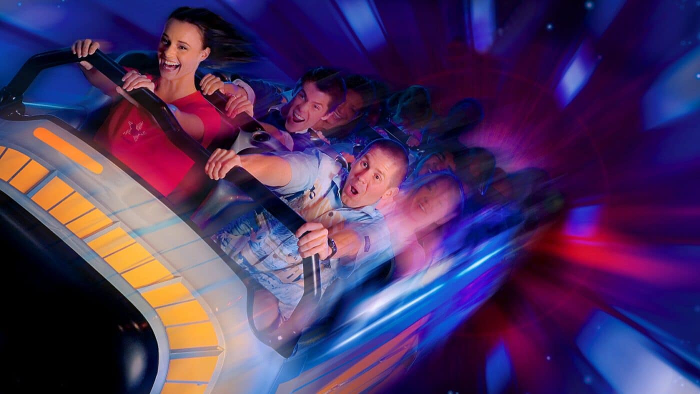Space Adventure Ride Space Mountain Ride Review - Park Savers